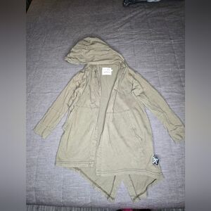 nununu Khaki Hooded Cape for Kids